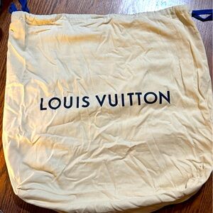 Louis Vuitton Cream Dust Bag